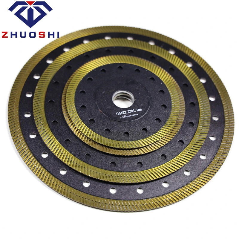 Diamond Cutting Tool Disc Wheel Circular Thin Turbo Tile Laser Welded Cutter HSS Diamond Segmented Saw Blade for Neolith Dekton Marble Hand Tool for Granite